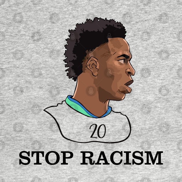 vinicius junior: stop racism by TrendsCollection